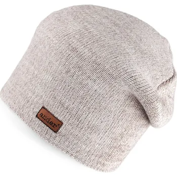 Čepice Zimní čepice unisex, velké, 8 béžová světlá