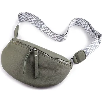 Kabelka Kabelka crossbody 27x18 cm, velké, 4 šedá khaki