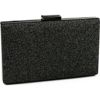 Kabelka Kabelka - psaníčko metalické, velké, 2 černá stříbrná