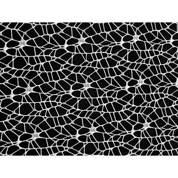 Dekorační metráž pavučina, střední, 1 bílá