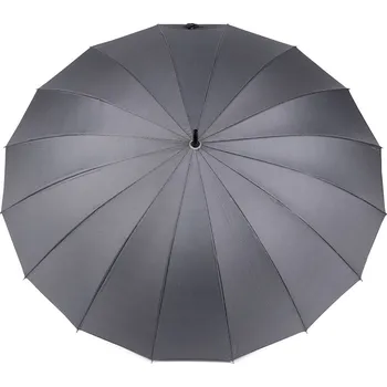 Deštník Velký rodinný vystřelovací deštník, střední, 2 šedá světlá