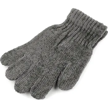 Rukavice Dětské žinylkové rukavice, střední, 7 šedá