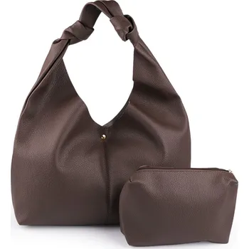 Velká kabelka s pouzdrem 47x30 cm, velké, 1 hnědá