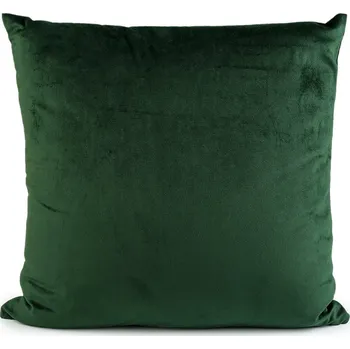 Polštář Velvetový / sametový polštář ve vánočních barvách 40x40 cm, střední, 8 zelená tmavá