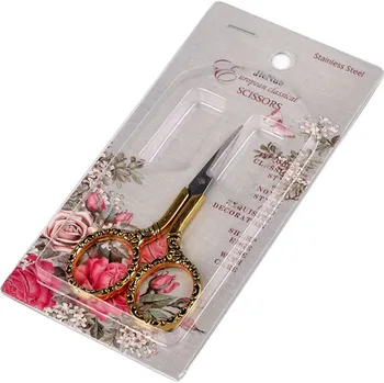 Krejčovské nůžky Nůžky vyšívací zdobené, střední, 1 viz foto zlatá