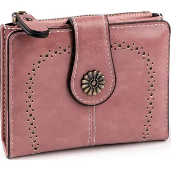 Peněženka Dámská peněženka 9x12 cm, střední, 1 starorůžová sv.