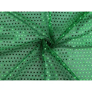 Flitrový úplet Ø4 mm, střední, 8 zelená