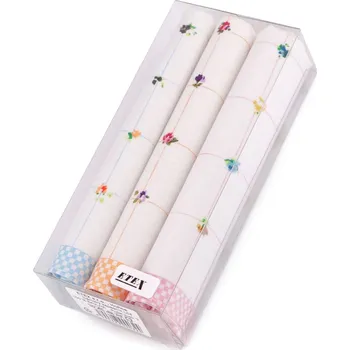 Látkový kapesník Dámský kapesník drobné květy, velké, mix náhodných barev a vzorů