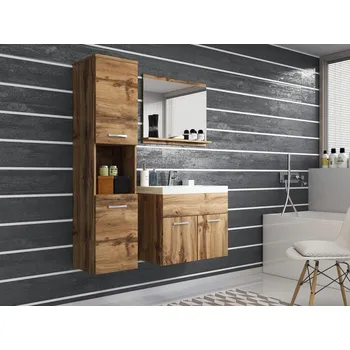 Koupelnový nábytek Koupelnová sestava ZORAIDA - dub wotan + sifon ZDARMA
