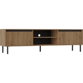 Televizní stolek Televizní stolek TIRIL - dub evoke / černý