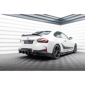 Tuning Zadní difuzor BMW 2 M-Pack Coupe G42, M240i černý lesklý plast