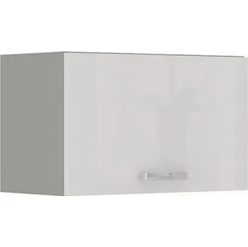 Kuchyňská skříňka Horní kuchyňská skříňka 50 cm GENJI - šedá / lesklá bílá