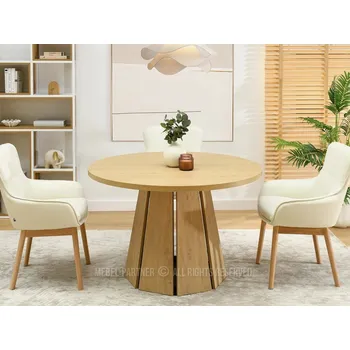 Jídelní stůl Designový jídelní stůl 120 DAMIEN - dub