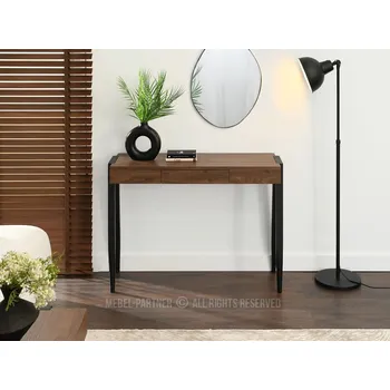 Konferenční stolek Konzolový stolek SEBASTIAN - ořech / černý
