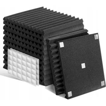 akustická pěna Samolepicí akustická pěna 12 Kusů Zvuková izolace / Odhlučnění do studia