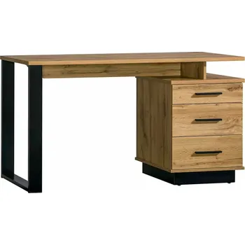 Psací stůl Psací stůl CATAWBA - dub wotan / černý