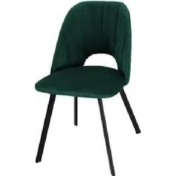 Jídelní židle Jídelní židle SOSI - černý kov / zelená