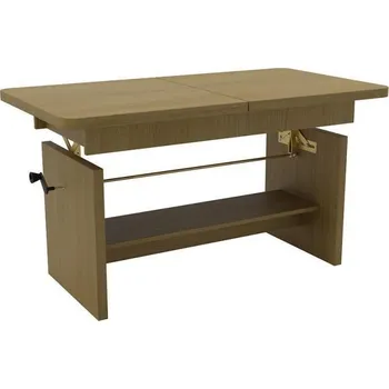 Jídelní stůl Rozkládací konferenční stolek VELYR - ořech hikora