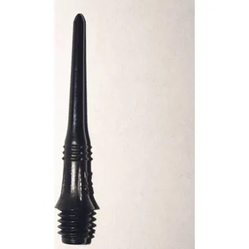 Šipka Hroty na šipky plastové L-Style USA Lip soft, černé 26mm, závit 2BA, 50ks