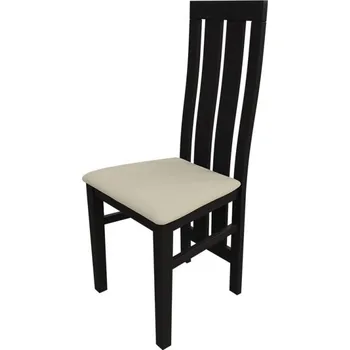 Jídelní židle Jídelní židle MOVILE 42 - wenge / béžová ekokůže