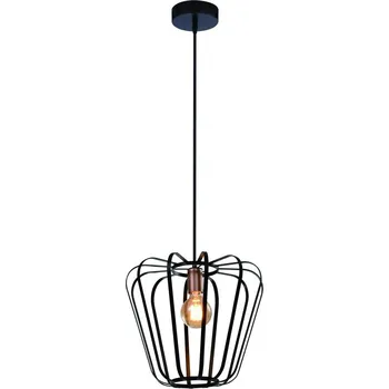 Industriální závěsné světlo JONAS - 1xE27, 40W, černé