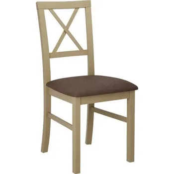 Jídelní židle Jídelní židle FRATONIA 5 - dub sonoma / hnědá 2