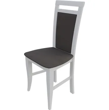 Jídelní židle Židle do jídelny MOVILE 16 - bílá / tmavá hnědá 2