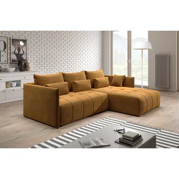 Sedací souprava Designová sedací souprava ILONIE - hořčicová