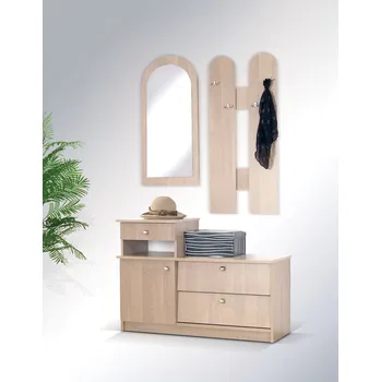 Předsíňová stěna Stěna do předsíně se zrcadlem BONHAM 1 - dub sonoma