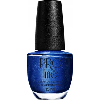 Přípravek na nehty Lak na nehty modrý klasický třpytky perleťový efekt Proline 108