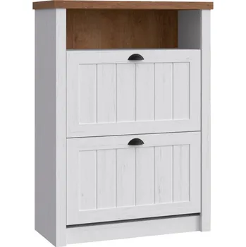 Botník Botník s výklopnými dvířky MARIONA - borovice andersen / dub lefkas