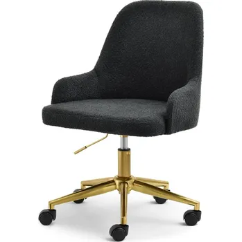 Jednací židle Otočná židle MANEL MOVE - černá / zlatá