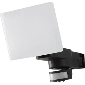 Ledshopik LED reflektor s pohybovým čidlem | 24W | IP65 | 230V | PIR | černý | - DENNÍ BÍLÁ - 4000K