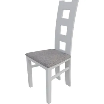 Jídelní židle Jídelní židle MOVILE 21 - bílá / šedá 2