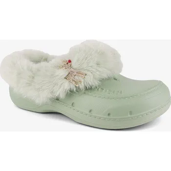 Dámská zimní obuv Dámské zateplené nazouváky COQUI HUSKY Linden Green + SET 288 36/37