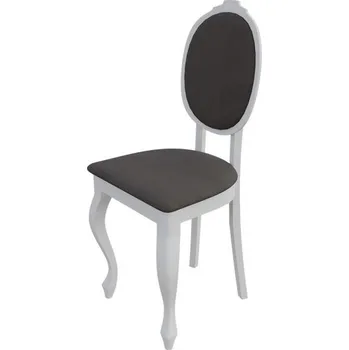 Jídelní židle Židle do kuchyně MOVILE 48 - bílá / tmavá hnědá 2