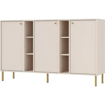 Komoda Široká komoda IROS 2 - béžová / zlatá