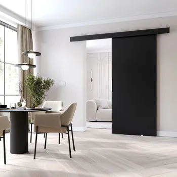 Interiérové dveře Posuvné dveře na stěnu BARRET 1 - 86 cm, černé