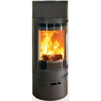 Krbová kamna Scan 85-1 černý lak a černé lišty