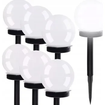 Venkovní osvětlení Solární koule LED zahradní lampa, zapichovací, solární zahradní světla 6 Ks