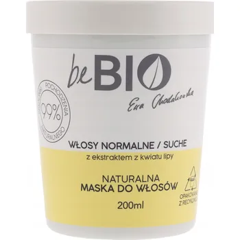 Vlasová regenerace BeBio Ewa Chodakowska Přírodní maska na normální a suché vlasy 200 Ml