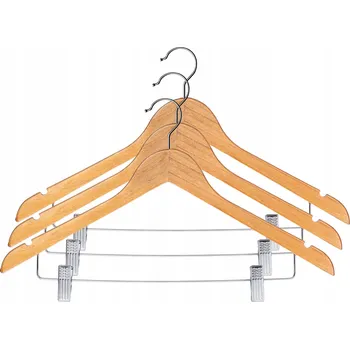 Věšák Šatní ramínko dřevěný Kadax béžové odstíny