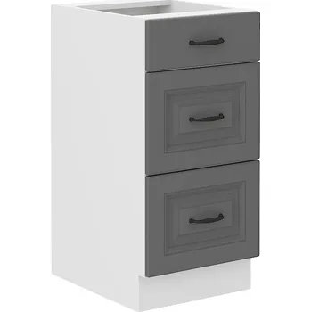 Kuchyňská skříňka Kuchyňská skříňka se šuplíky SOPHIA - šířka 40 cm, šedá / bílá