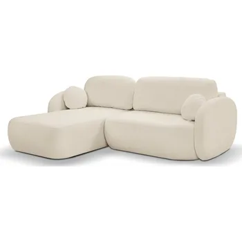 Sedací souprava Rozkládací sedačka s úložným prostorem COBOURG 1 - ecru, levý roh