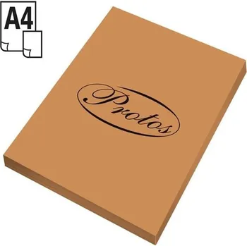 Kancelářský papír Papír A4 80g hnědý světlý A4/100 Protos