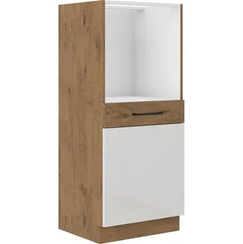 Kuchyňská linka Kuchyňská skříňka na vestavnou troubu VANYA - šířka 60 cm, bílá / dub lancelot