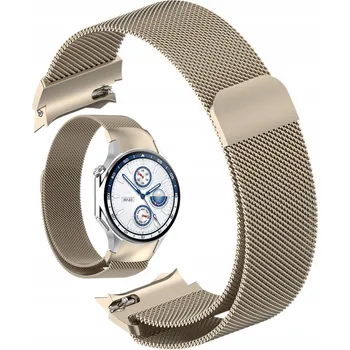 Řemínek na hodinky OCELOVÝ MAGNETICKÝ ŘEMÍNEK STARBURST MESH MILÁNSKÝ TAH 22MM PRO OPPO WATCH X X2