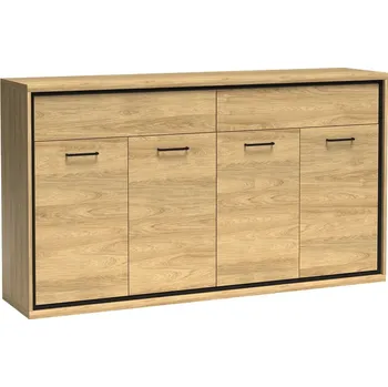 Komoda Prostorná komoda GINETTE - ořech hikora