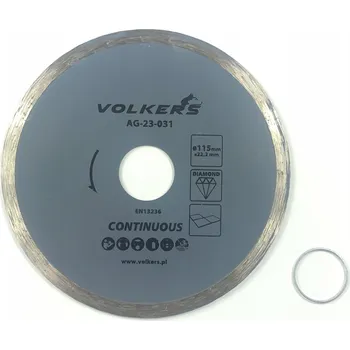Řezný kotouč Diamantový kotouč Volkers AG-23-031 115x22,2 mm