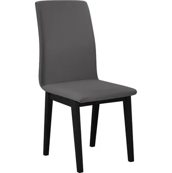 Čalouněná židle do kuchyně ADKINS 1 - černá / tmavá šedá